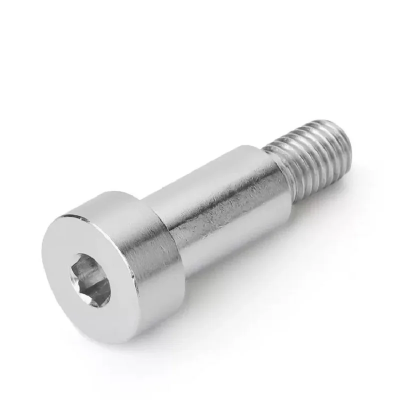 304 aço inoxidável hexagonal m10 plug parafuso ombro levantado meio rosqueado passo igual altura limite parafuso