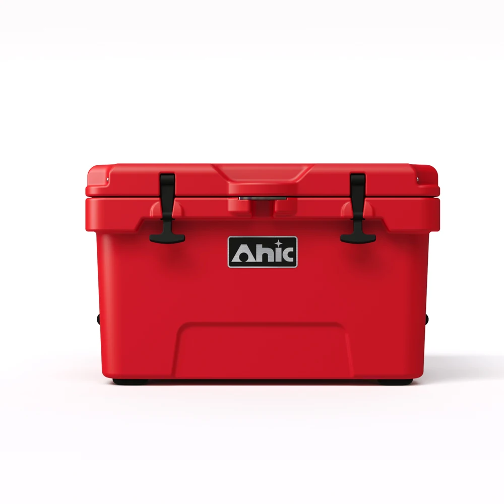 Modern Portable 35QT PE Outdoor Sports Cooler Roto Box Portable Ice Chest for Camping with Thermal Feature and Letter Pattern view 2