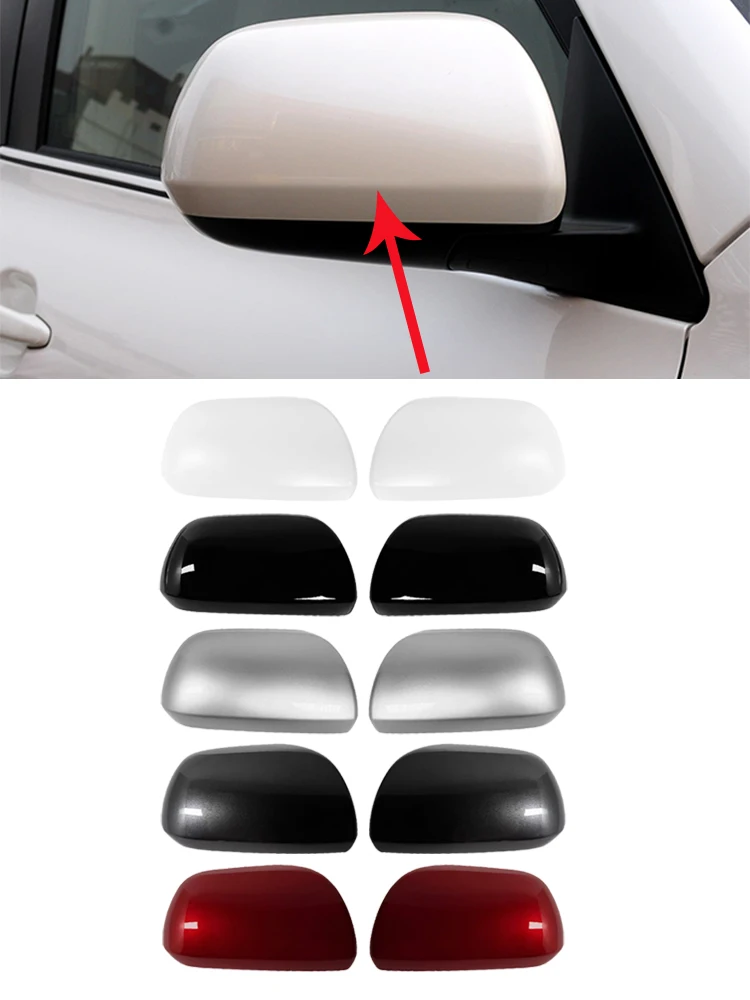 

For Toyota Highlander 4RUNNER Kluger 2009 2010 2011 2012 2013 2014 Rearview Mirror Cover Housing Shell Door Wing Side Cap Lid