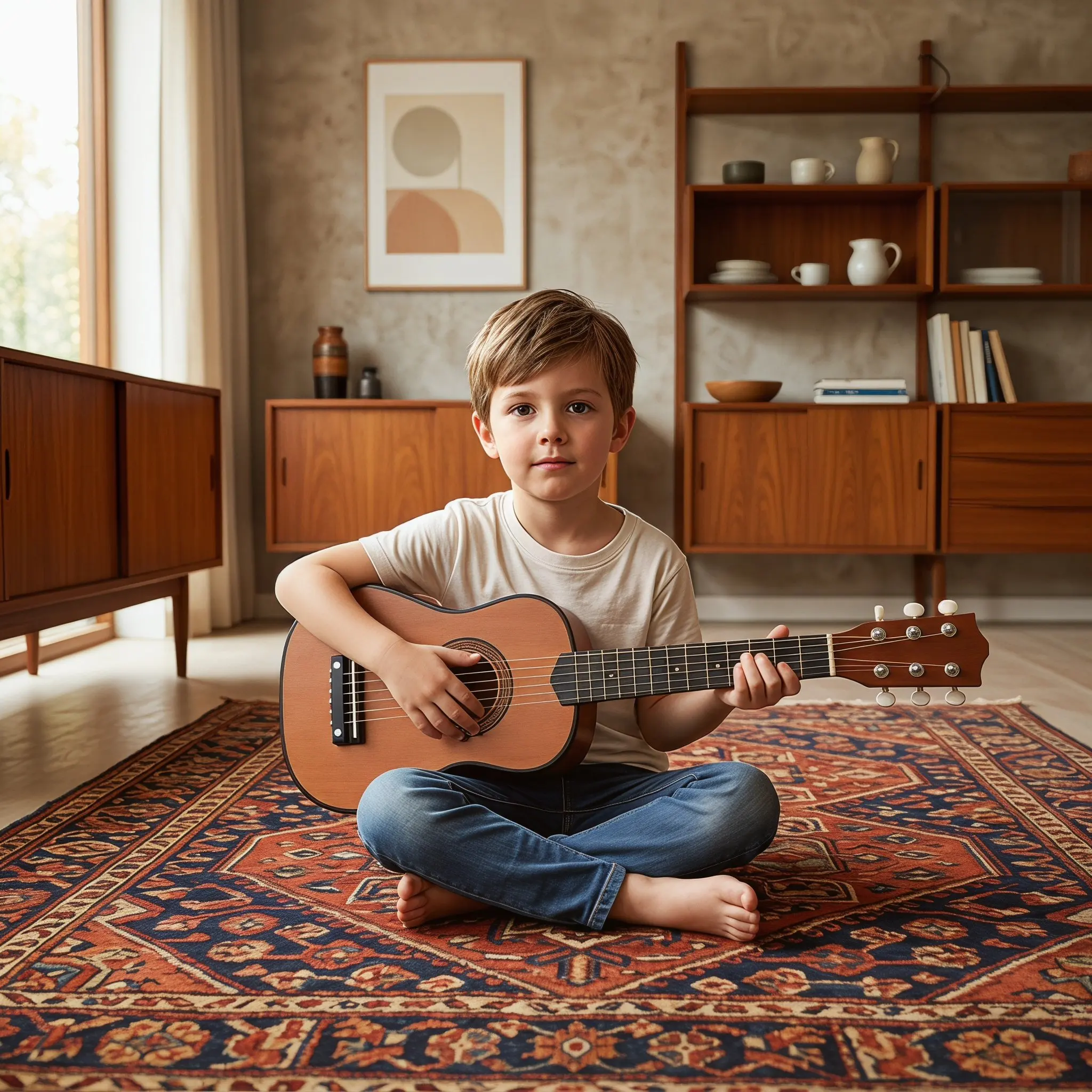 Musical Instrument I Play - 21Inch Acoustic Guitar for Kids Beginner