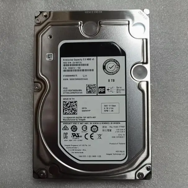 

For ST8000NM0075 0GKWHP GKWHP 8T 7.2K 3.5 12G SAS server hard drive
