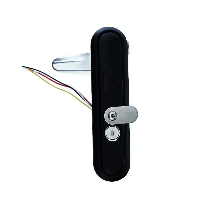 Black Powder Coated Smart Cabinet Panel Lock Electric Security Door Lock Zinc Alloy Electric Lock