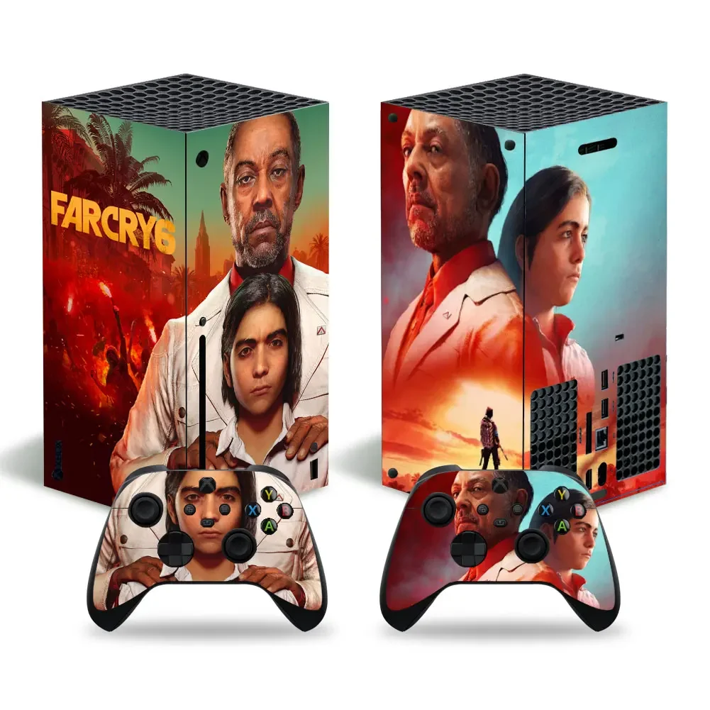 Farcry 6 Skin Sticker Decal Cover for Xbox Series X Console and 2 Controllers Xbox Series X Skin Sticker Vinyl