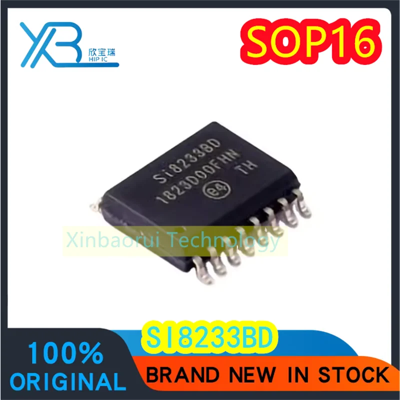 Isolated Gate Drive Chip, SMD, SOP16, New Electronics, SI8233BD-D-ISR, SI8233BD, 5 Pcs, 10 Pcs