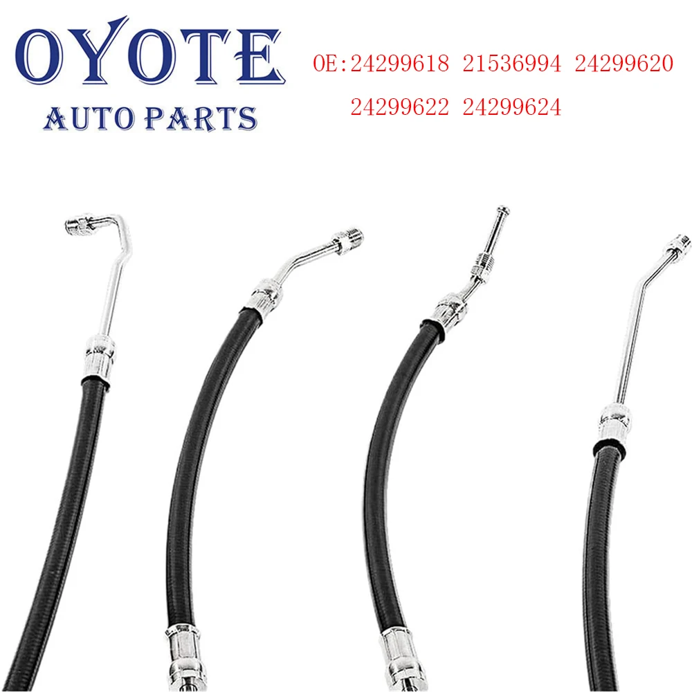 OYOTE    Replacement 24299618 21536994 24299620 24299622 24299624 For Volvo Penta New Hydraulic Tilt/Trim Line Hose Kit