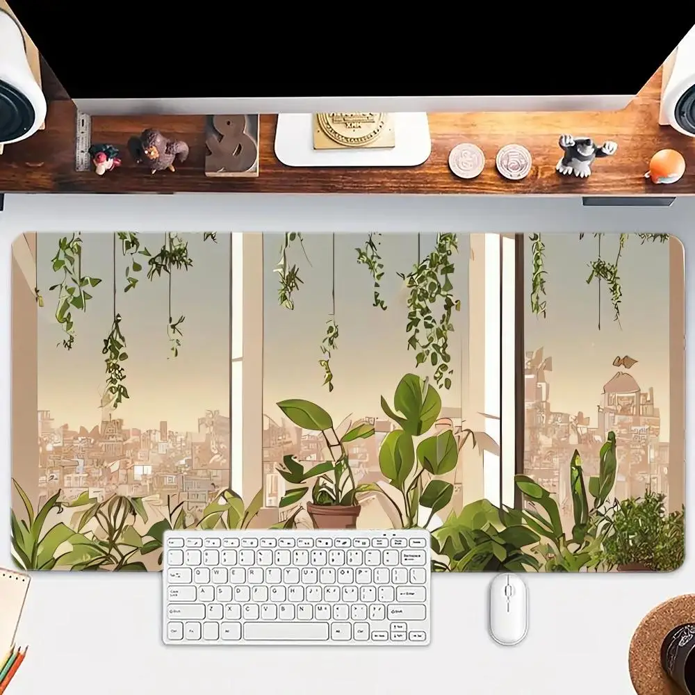 

Hot selling plant garden design Mouse Pad Large mouse pad, desk pad, anti slip base, washable for office and home use