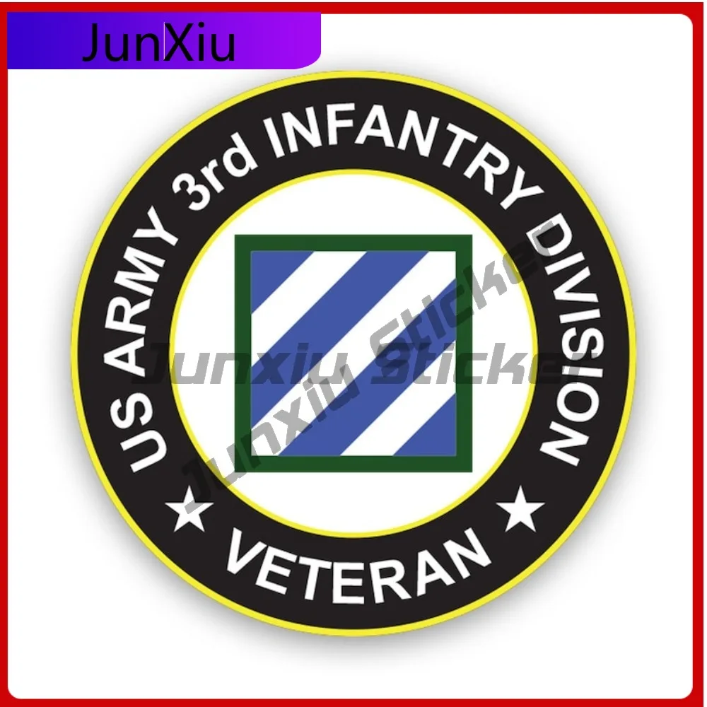

Us Army 3rd Infantry Division Veteran Patch Sticker Uv Protected Decals Auto Decor Car Sticker Vinyl Decal Die Cut Sun
