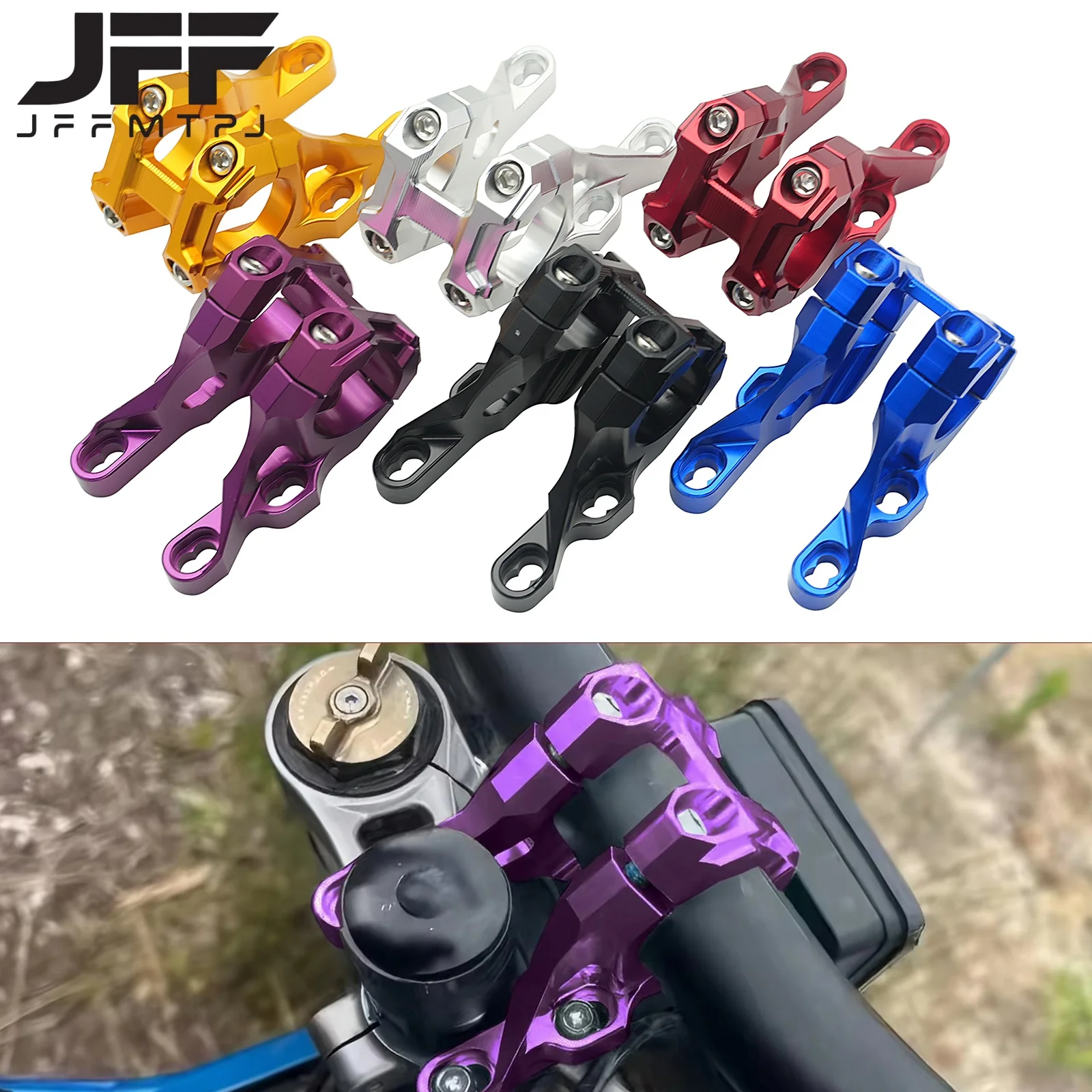 Motorradgabeln 31,8 mm CNC-Aluminium-Lenker mit Direktmontage-Vorbau für Talaria Sting MX3 MX4 für Surron Light Bee X S L1E