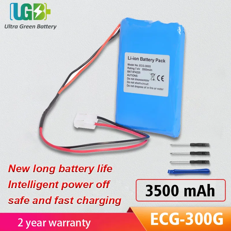 

UGB New ECG300G Battery For ECG300G ECG-300G Battery 3500mAh 7.4V