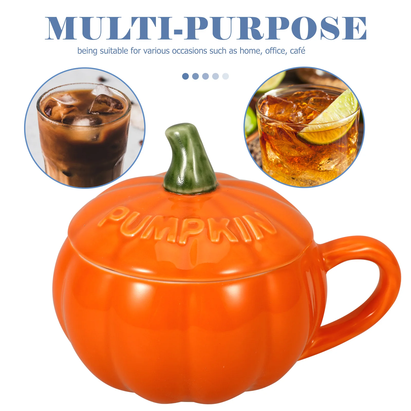 

Shape Halloween Mug Cute Cup Coffee Cups Mugs Pumpkin Shaped Ceramic Autumn Novelty