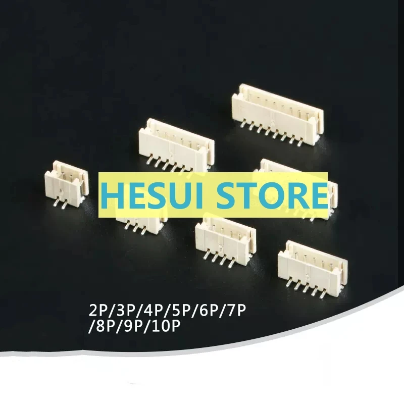 10 pieces ZH1.5MM 2/3/4/5/6/7/8/9/10P vertical connector plug-in SMD socket