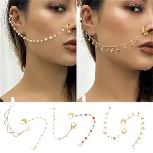 Indian nose to ear chain online