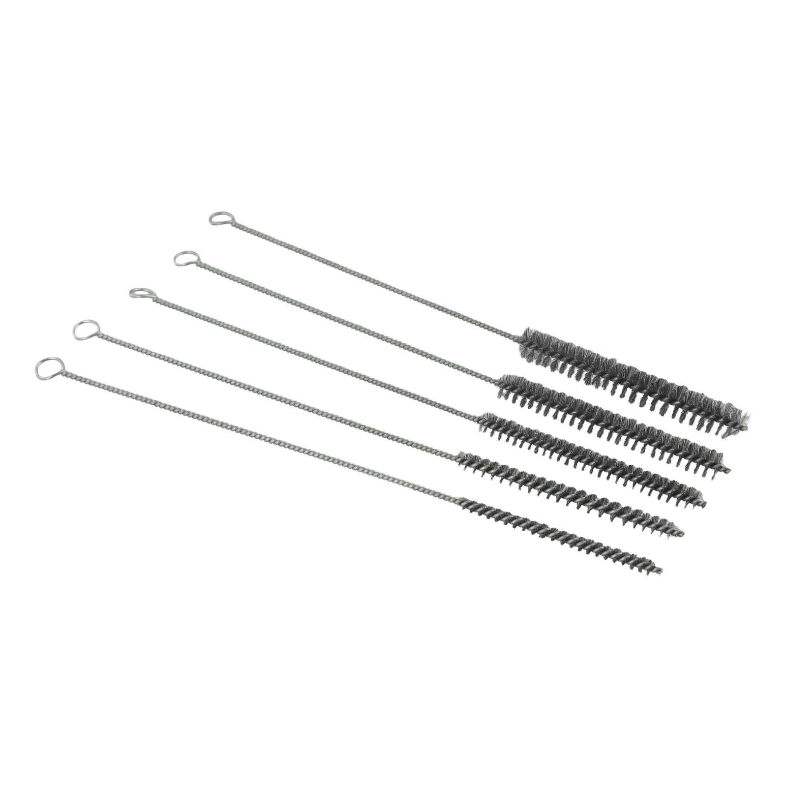 5/10pcs Cleaning Brushes Stainless Steel Brass Cylinder Wire Tube Pipe Cleaning Brush For Power Drill Descaling Rust Removal
