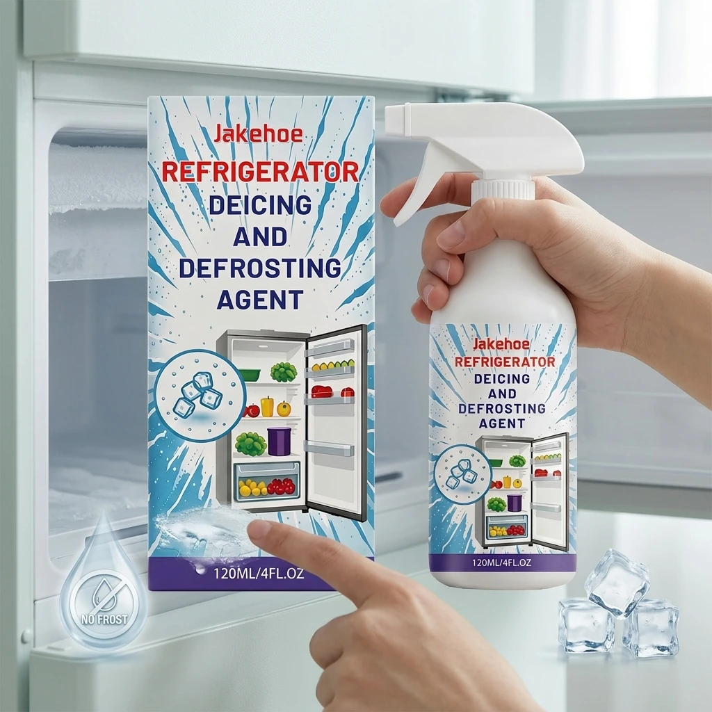 Refrigerator Deicing Defrosting Spray Remove Hard Ice Reduce Odor Buildup Simplify Defrosting Process Freezer Ice Melting Agent