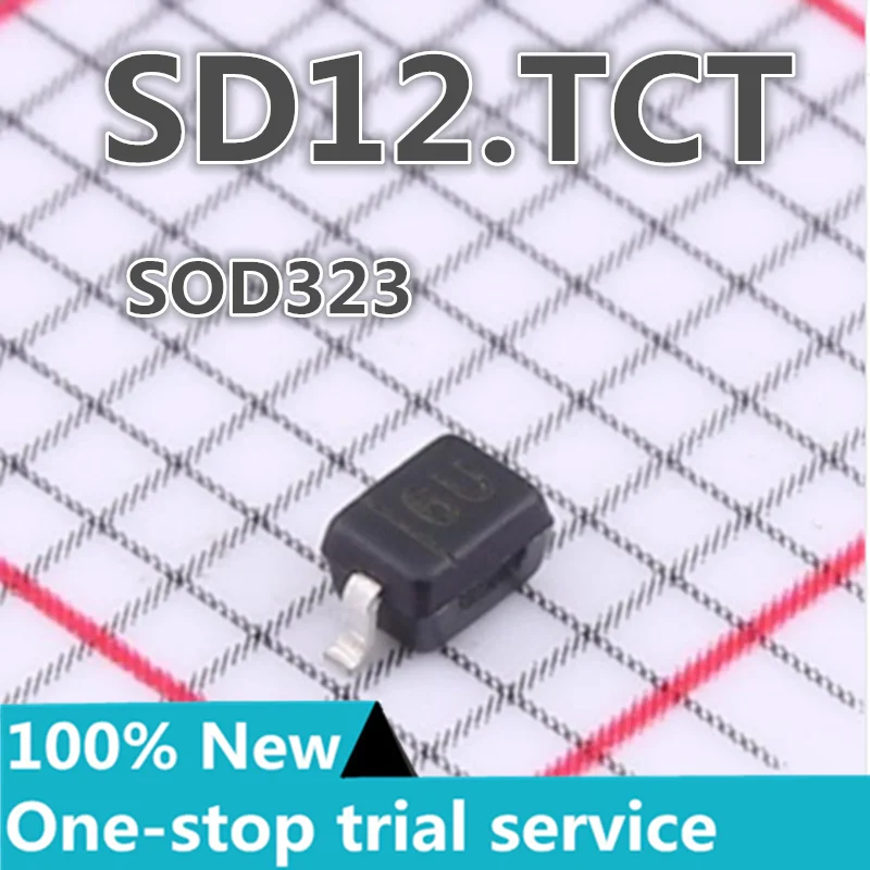 50-3000PCS SD12C.TCT SD12.TCT SOD323 Electrostatic and Surge Protection (TVS/ESD) SEMTECH Brand new original authentic