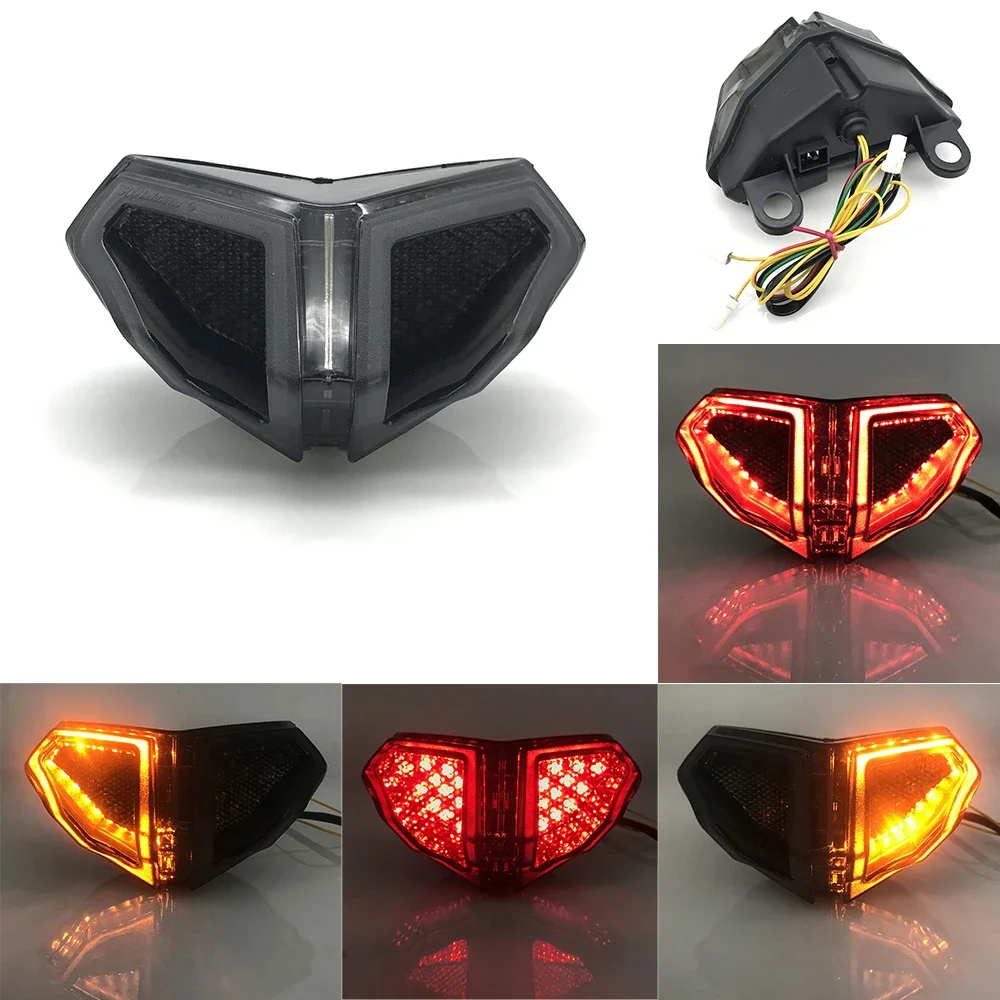 

For DUCATI 848 2008-2014 1098 1198 2007-2013 Motorcycle LED Taillight Brake Light Rear Warning Lamp Turn Signal Light