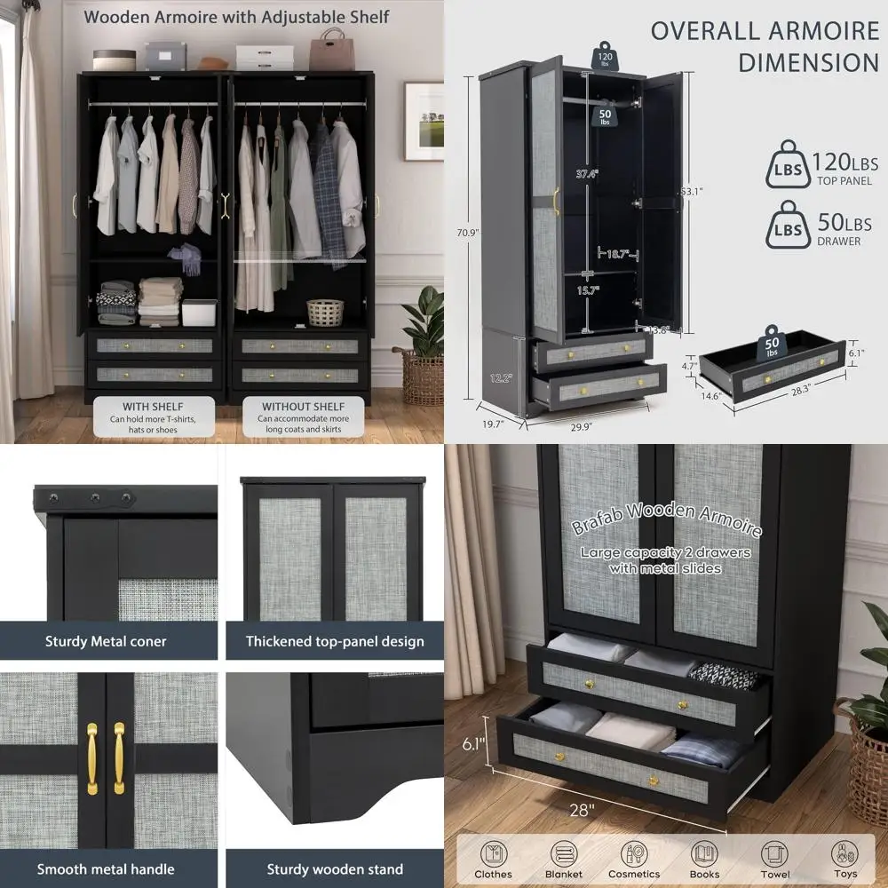 Armoire Wardrobe Cl…
