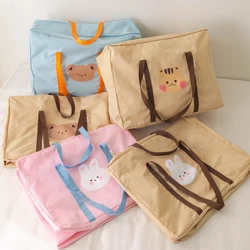 Ins Baby Kindergarten Quilt Storage Bag Korean Style Cute Cartoon Baby Bedding Travel Large Capacity Luggage Bag Organizador