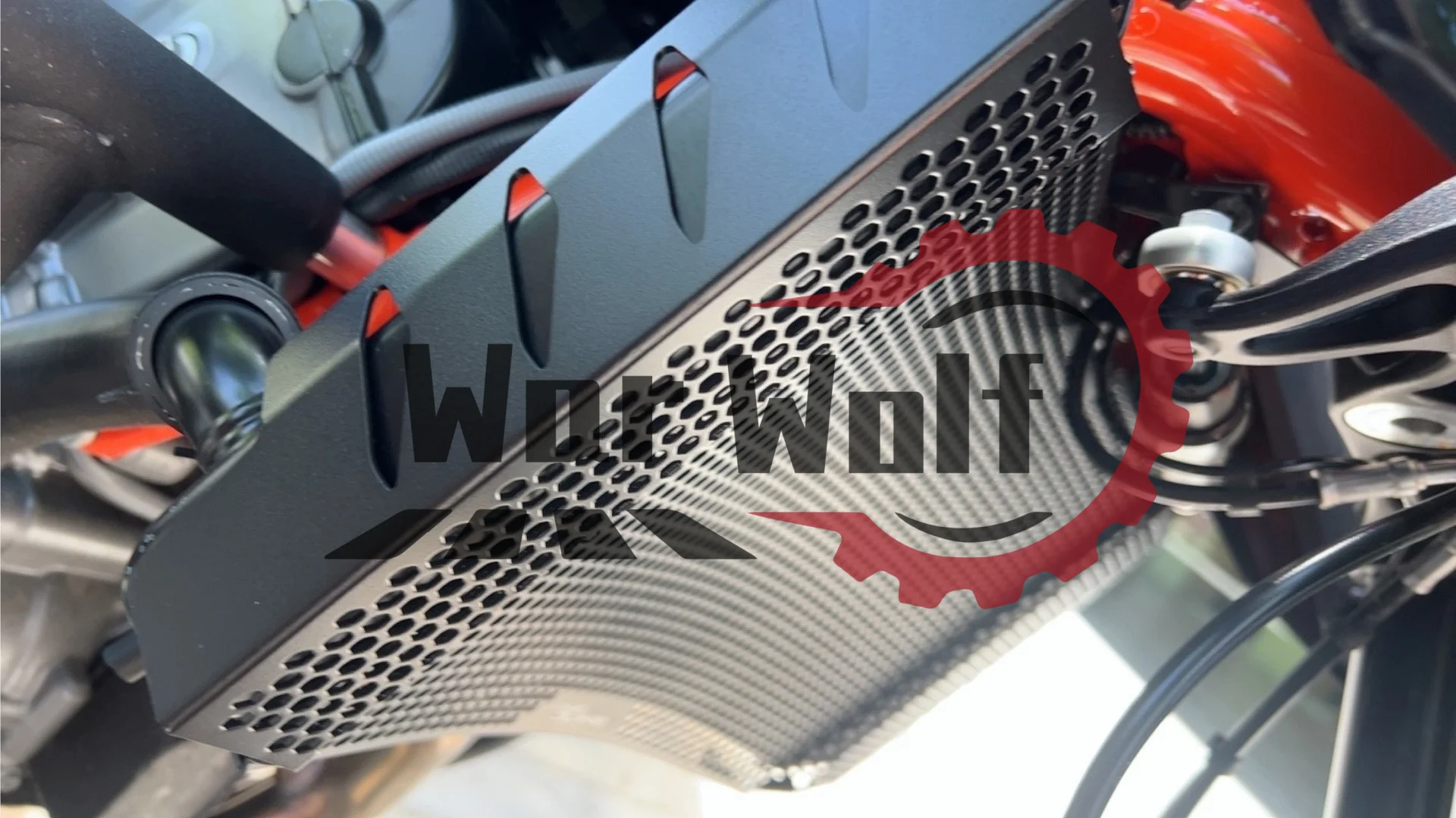 Suitable for duke790 duke890 motorcycle modification parts radiator guard cover insect screen