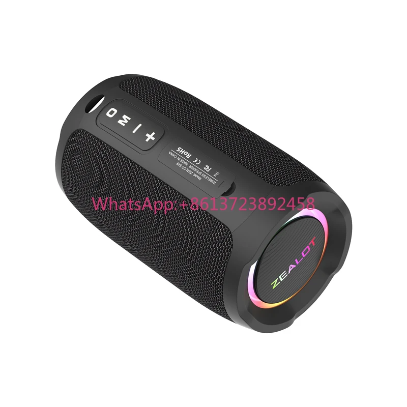 

Оптовая продажа: Новая модель беспроводной колонки Zealot S49 с RGB LED подсветкой, высокой мощностью 10 Вт, портативная беспроводная колонка