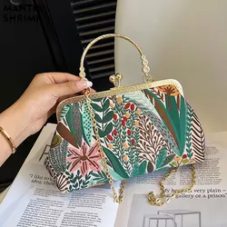 Women Bag New Chain Bag Woman Banquet Handbag Exquisite Embroidered Bag Small Shoulder Bags Party Messenger Bag High Quality