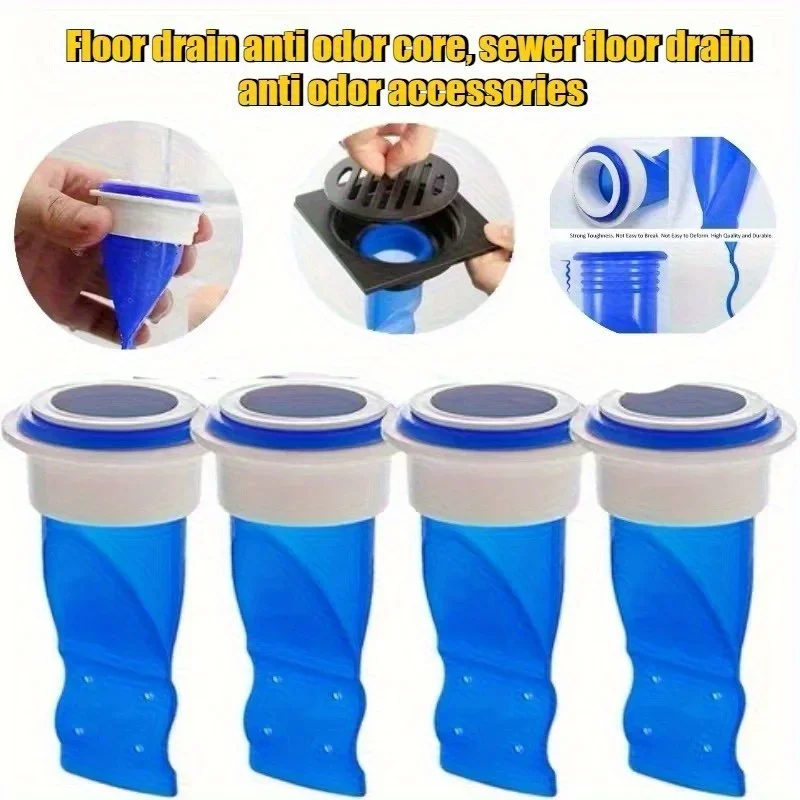 

Премиум-синий силиконовый материал, дезодоратор для раковины и душа, аксессуары для дома и отеля, помощник вашего основного жизни