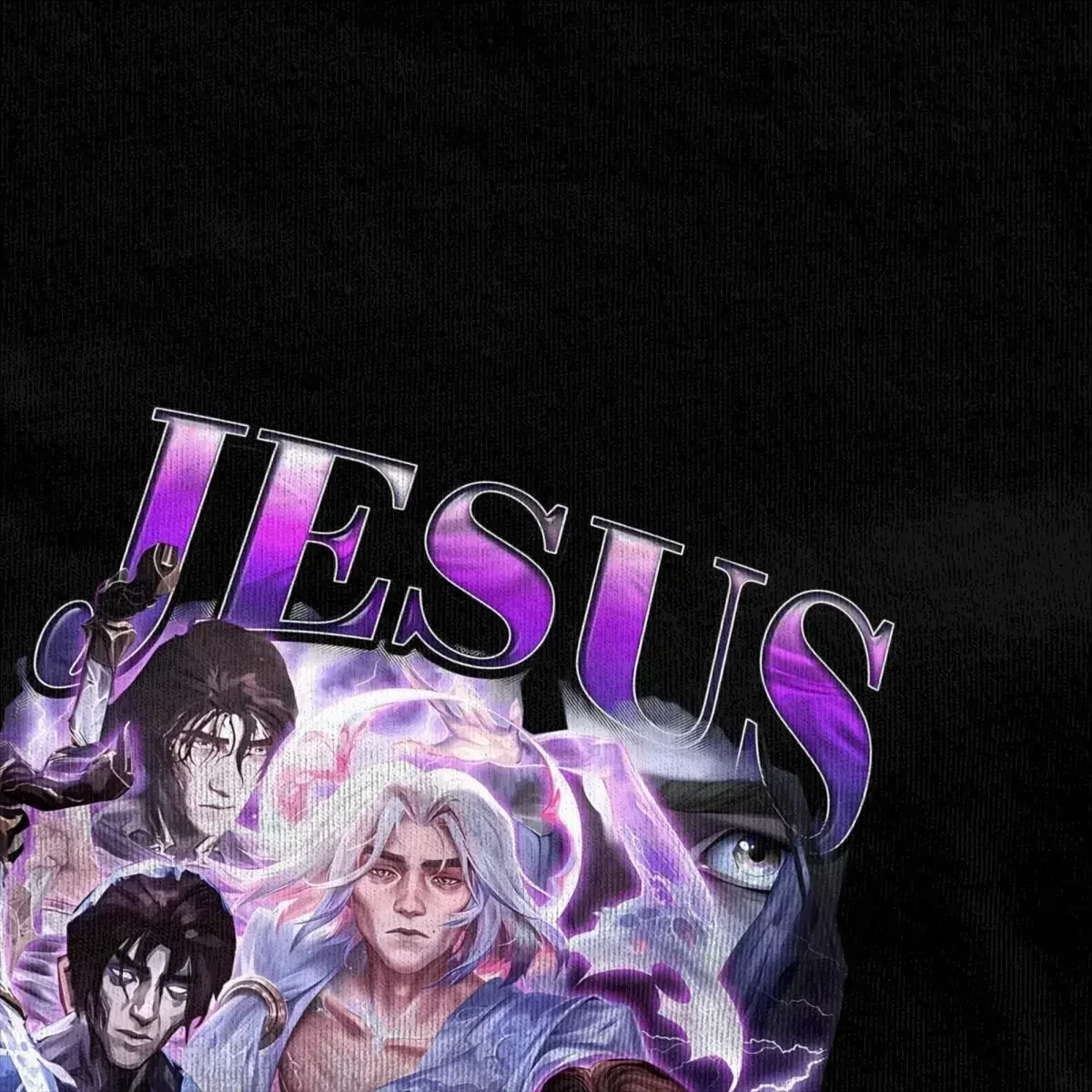 Jesus Viktor Arcane 2 League Of Legends T Shirt women Vintage T-Shirts Beach O Neck Harajuku Tees Wholesale Tops