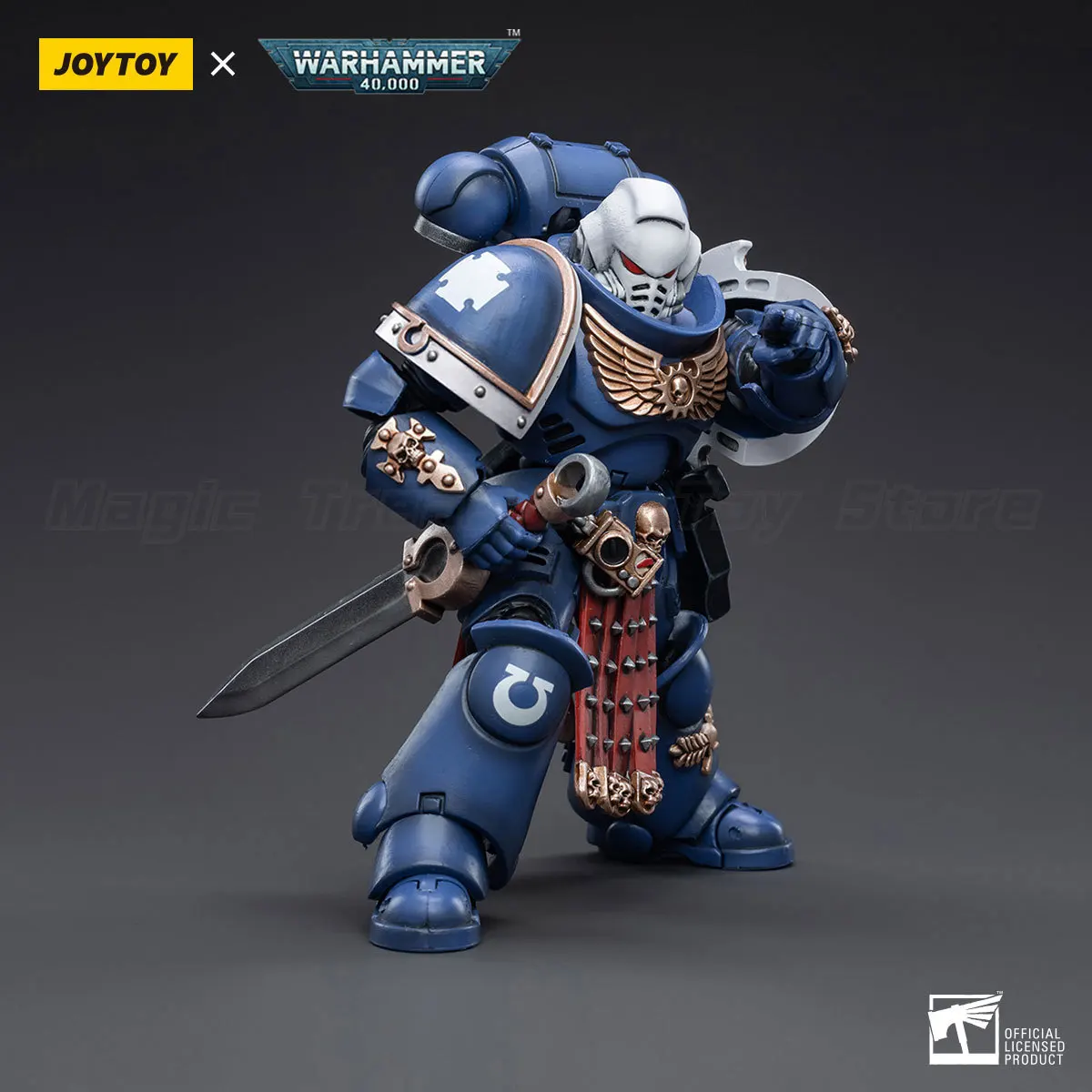 

【24 Hours Delivery】JOYTOY Warhammer 40k Ultramarines Primaris Assault Veteran Intercessor 1/18 Action Figure