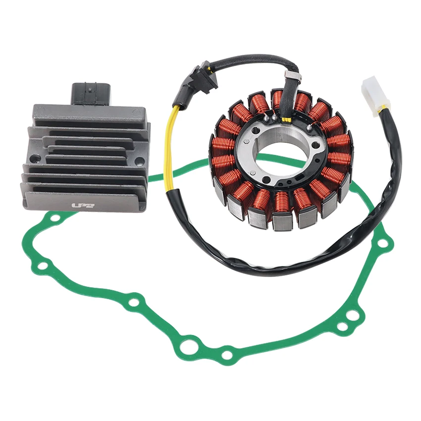 Motorcycle Regulator Rectifier+Ignition Stator Coil+Cover Gasket For Honda CL250 2023-2026 OEM:31120-K1T-E11 31600-K2Y-A01