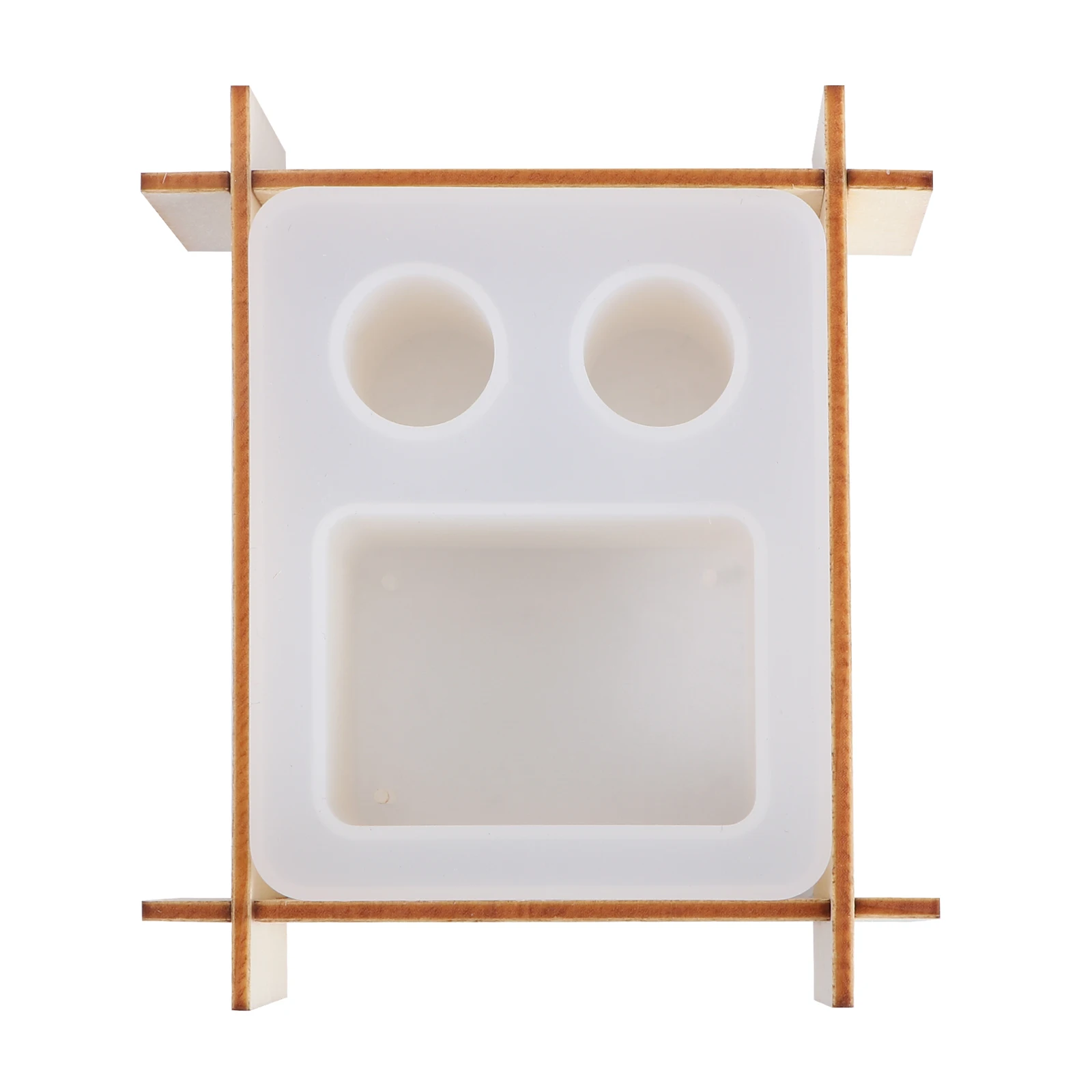 

Silicone Toothbrush Holder Mold DIY Crafts Flexible Transparent Easy Clean Container Storage Rack Molds Accessories Parts