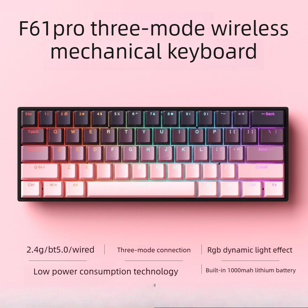 Wireless Gaming Mechanical Key - Gaming Keyboard Thocky review and price