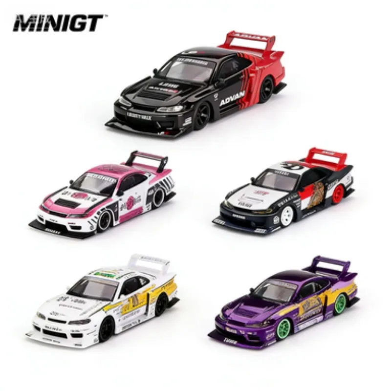 

MINI GT 1:64 Nissan S15 Realistic Alloy Car Model, Boys' Toy, Commemorative Gift, Holiday Gift, Adult Collection Piece
