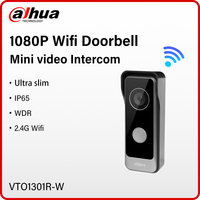 Dahua 2MP WiFi Mini Home Video Intercom Wirelessly IP Doorbell Camera IR Door Station APP HD Video Call IP65 H.265 VTO1301R-W
