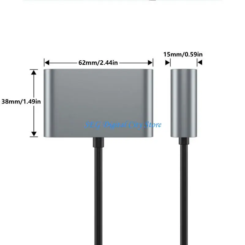 U75B Type C to RJ45 Ethernet Adapter للإنترنت بسلاسة 2 منفذ USB3.0