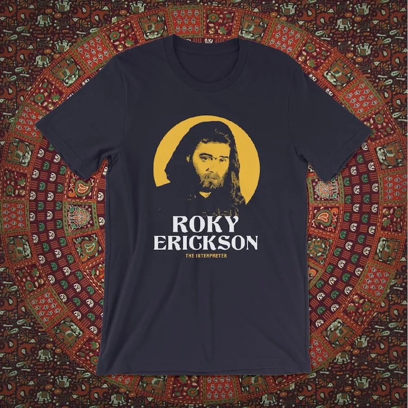 Roky Erickson T-Shirt The Interpreter Casual O-Neck Short Sleeve Men's Tees Regular Fit Men Women T Shirt