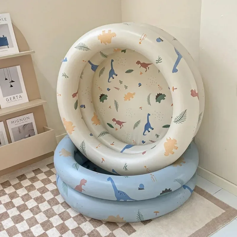 Brinquedos Infláveis de Dinossauro em Estilo Cartoon para Bebês, Piscina de Bolinhas para Uso Interno e Externo, Brinquedos Aquáticos Infláveis de Verão