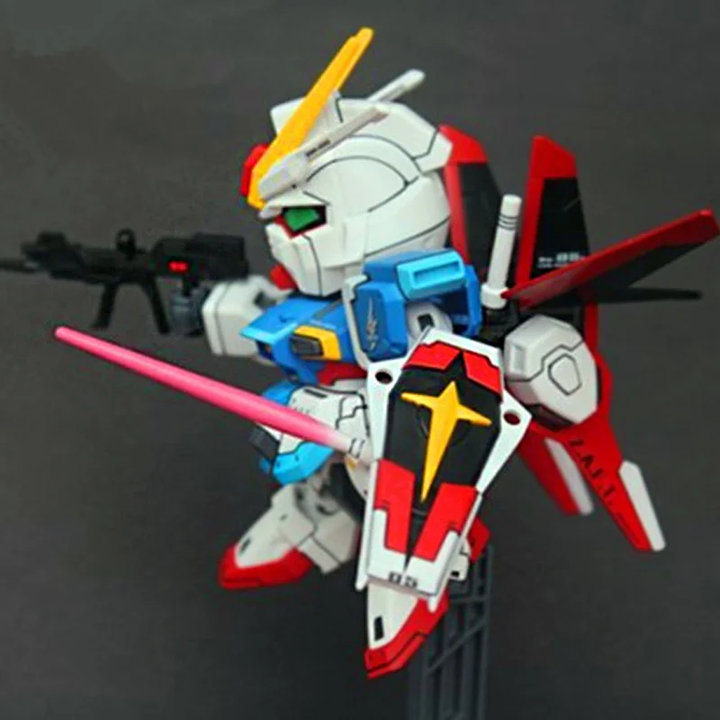 Figura de acción de Gundam zgmf-x56s-alfa para niños, Kit de modelo ensamblado, Original, genuino, SD, BB, Force Impulse, Gundam, Gunpla, regalo para niños