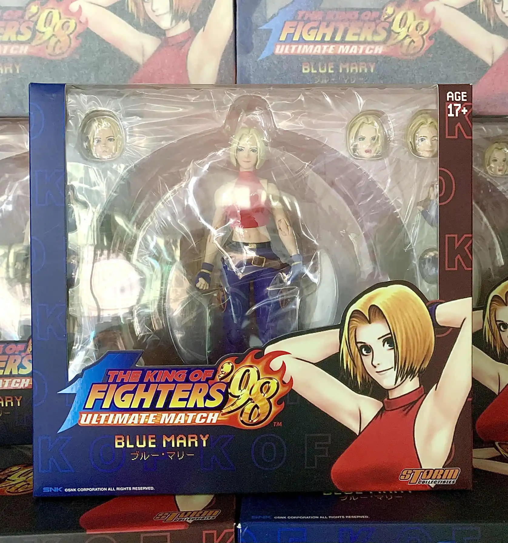 

Storm Toys 1/12 оригинальные SKKF05 Blue Mary Warrior King 98, фигурки героев 100% аниме, коллекция игрушек, подарок, экшн-фигурка, игрушка