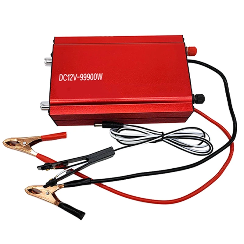 FULL-DC12V-99900W Dual Variable Inverter Head High Power 12V Multifunction Convenient Smart Battery Booster