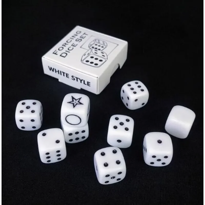 

Force Dice Set Magic Tricks Gimmicks Props Close Up Magia Props Bar Trick Comedy Metalism Classic Toys Illusions Nail Game Magia