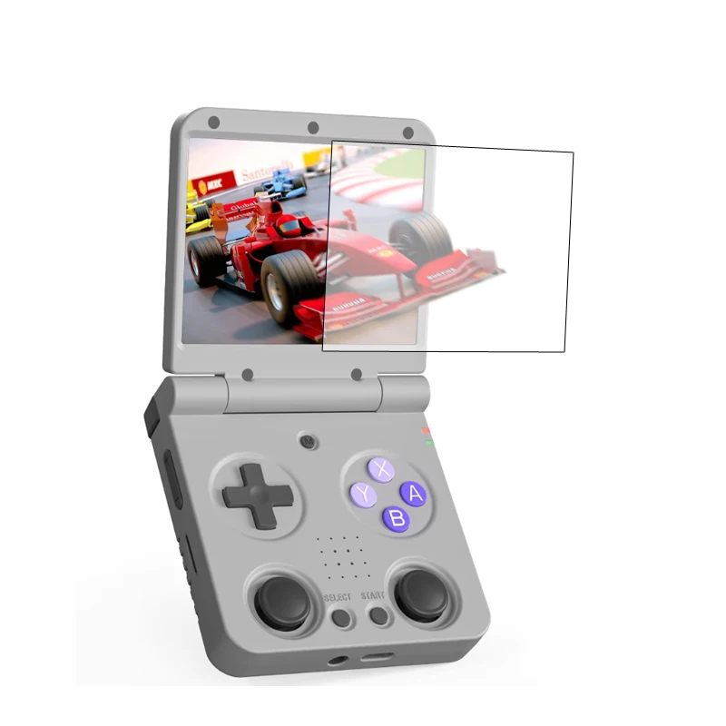Hard Tempered Glass Protective Film Screen Protector Cover For Miyoo Flip V2 Portable Retro Handheld Game Console Accessories