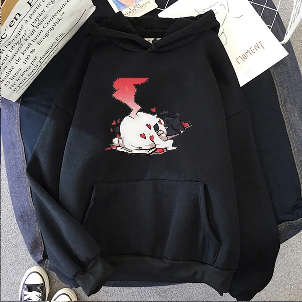 Helltaker Hot Anime Hoodies Graphic Manga Sweatshirts Men/women Clothes Aesthetic Streetwear Long-sleeved Fleece Soft Pullovers