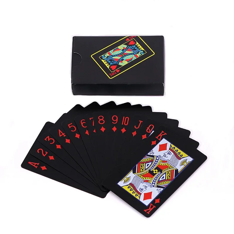 Colorful Playing Cards Frosted Waterproof Plastic Gift/Party/Family Game Magic Poker Cards 57x87mm
