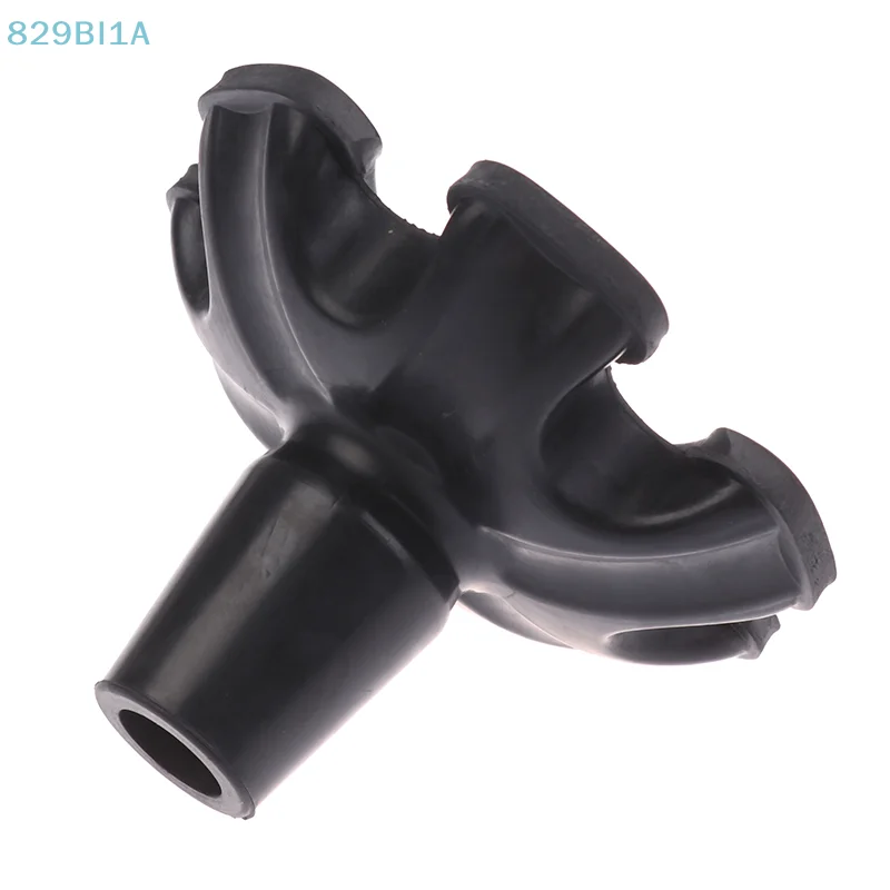 19 MM Riet Tips 6 Pijler Ontwerp Antislip Rubberen Kruk Eindmat Met Voor Wandelstok Schieten Stok Kruk Tips accessoires