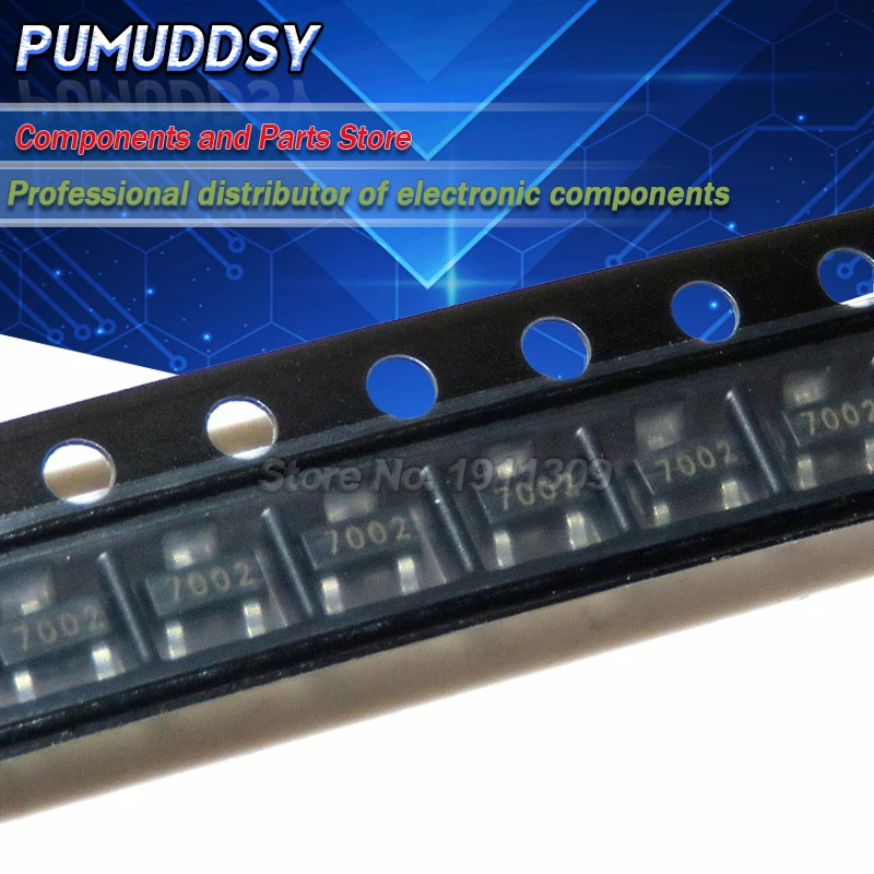 100PCS 2N7002 SOT-23