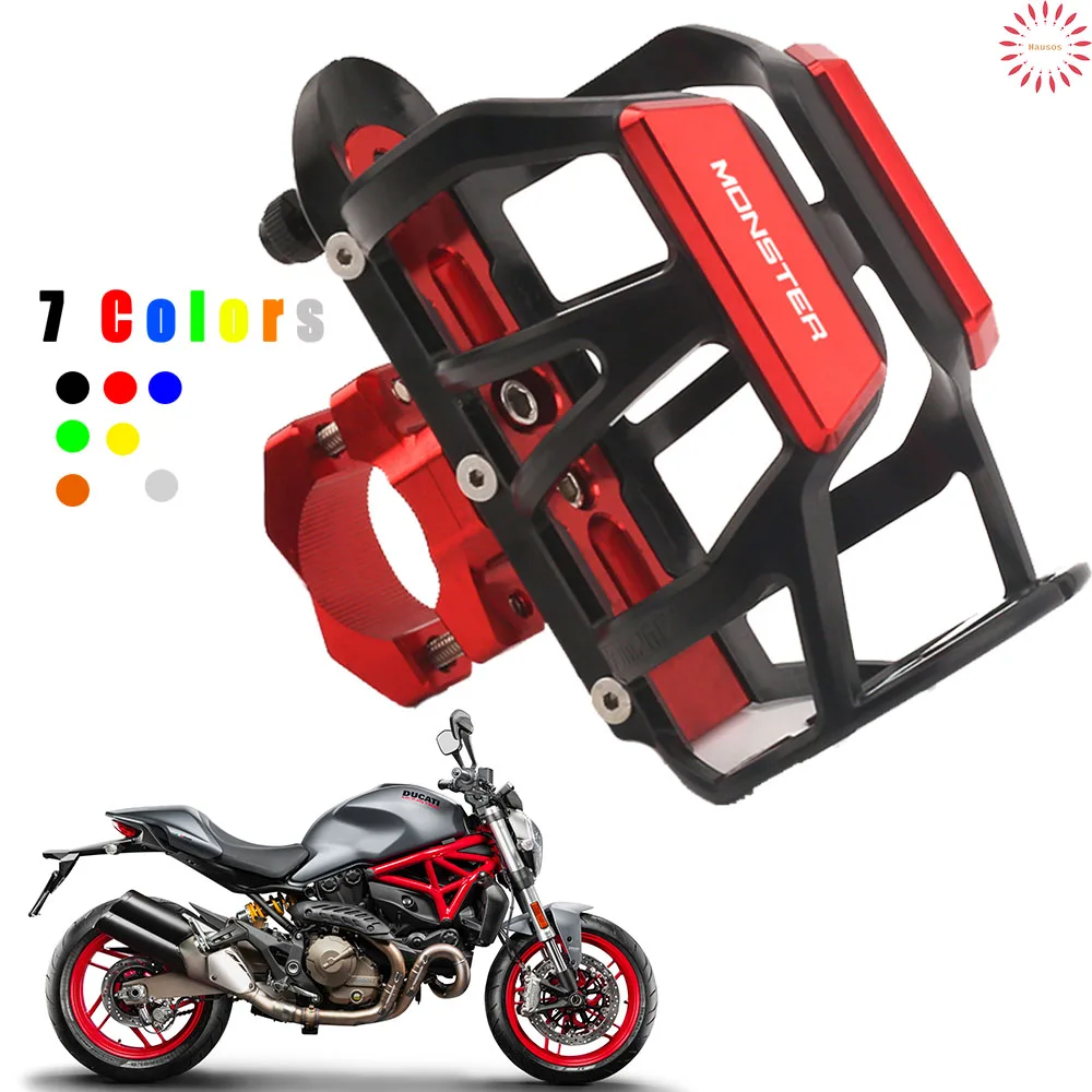 

For Ducati Monster 600 620 696 796 797 821 1200R 1100 Beverage Water Bottle Drink Cup Holder New Hot Deal CNC Accessories