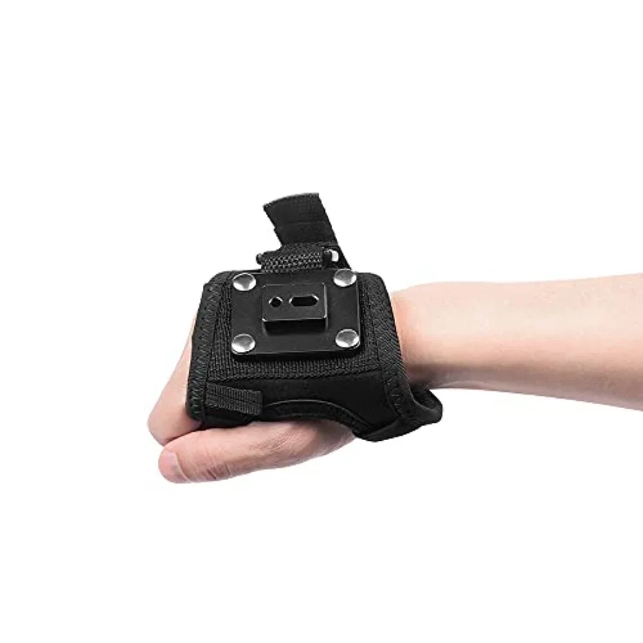 WS02 Diving Flashlight Wrist Mount Glove, Hands Free Dive Light Holder Universal Adjustable Wrist Strap, Scuba Accessories for