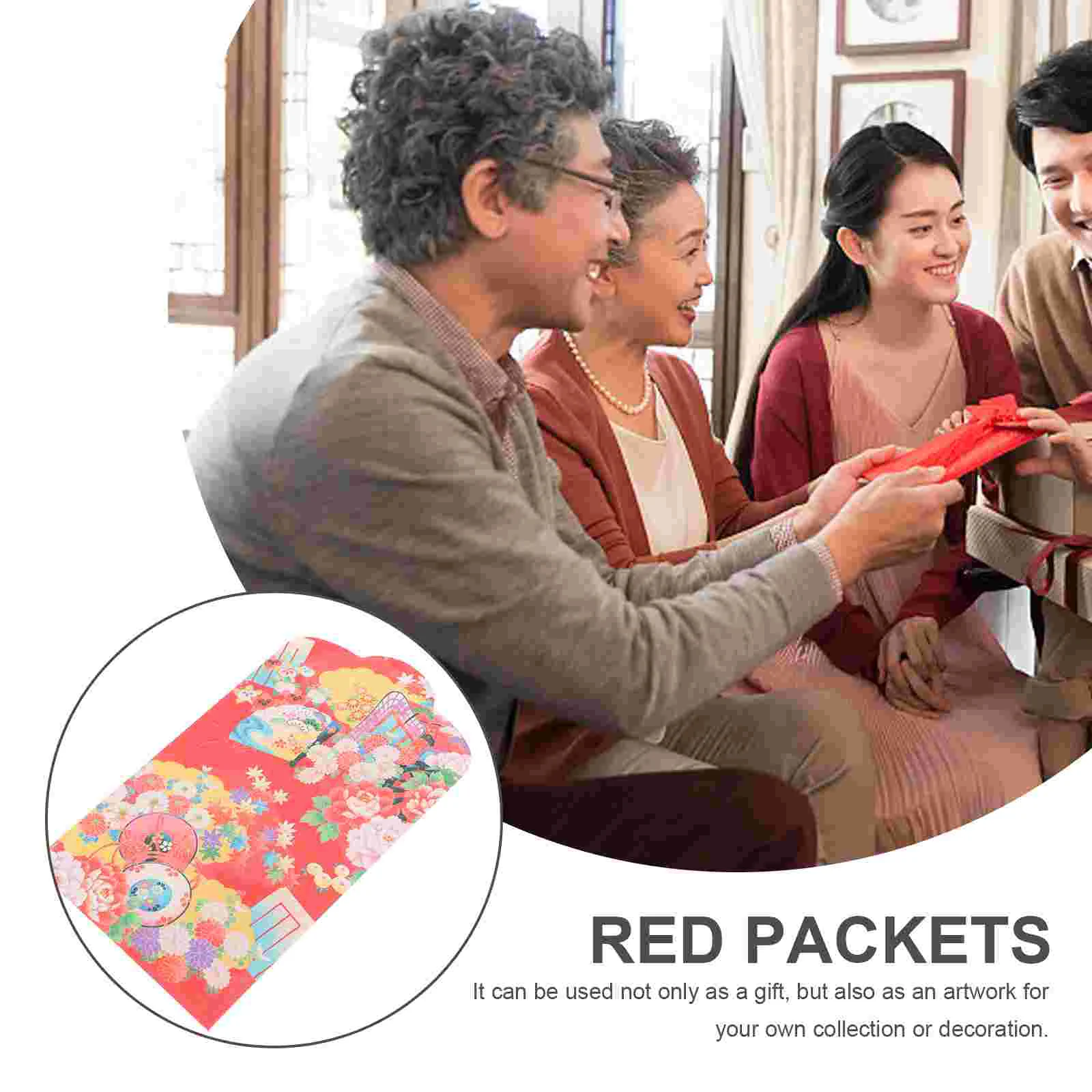 50 pçs bolsa de dinheiro estilo japonês envelope vermelho decoração envelopes de bolso de casamento chinês