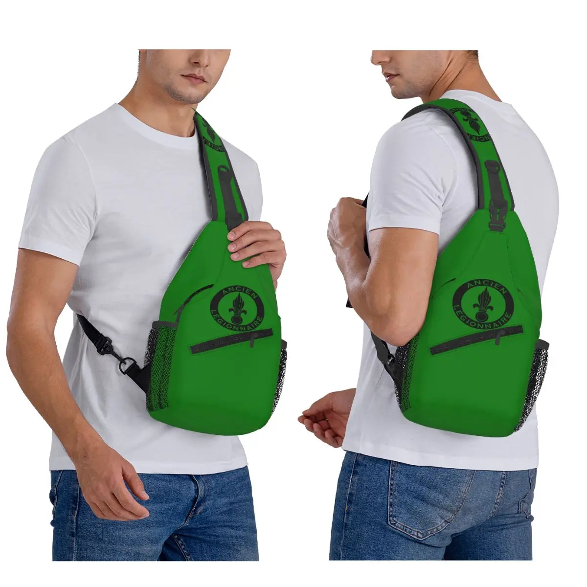 

Foreign Legion Etrangere Французский парашютный полк нагрудная сумка Мужской рюкзак через плечо на слинге нагрудная сумка Дорожный рюкзак Сумка на плечо