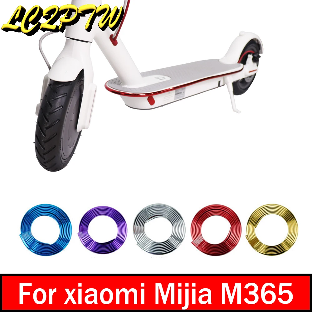 Bumper Protective Scooter Body Strips For Xiaomi Mijia M365 Pro Skateboard Anti-collision Decorative Strip Electric Scooter Part